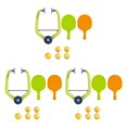 thumbnail image 2 of Advancent Children's Indoor Hanging Table Tennis No Need Table Eye Coordination Hand Type1 NO1, 2 of 5