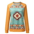 thumbnail image 5 of Camiseta de manga larga con cuello redondo para mujer a la moda, blusa holgada con estampado de otoño, sudadera Fridja FKASFK1810, 5 of 5