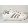 thumbnail image 1 of Ad-id-as White Gold Men’s Size 9.5 AGW9215 Athletic Sneakers, 1 of 6