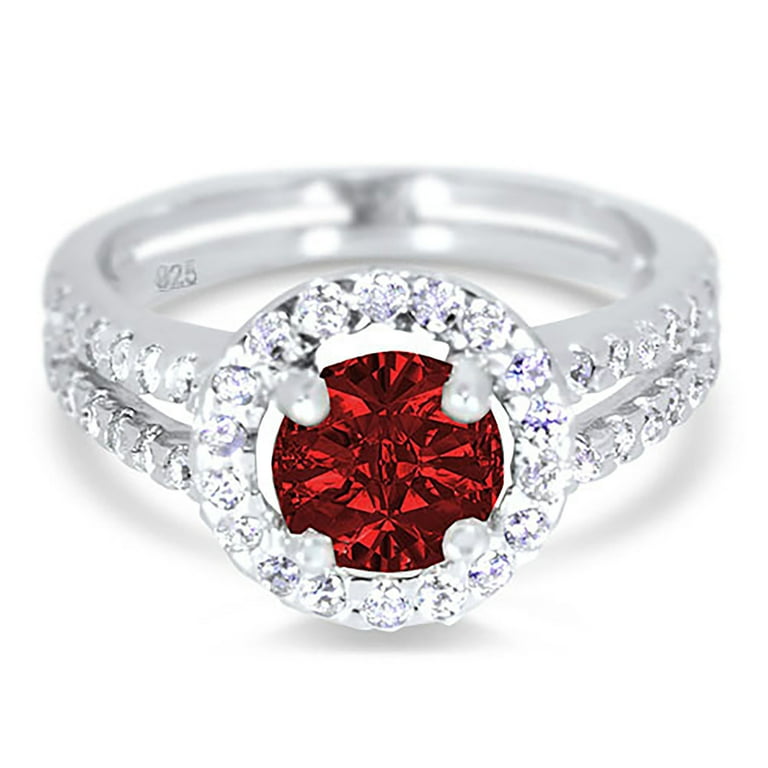 Birthstone wedding 2024 rings for her