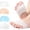 white, variant on Alignura 3 in 1 Pro Toe Straighteners - Silicone Toe Separators for Curled Toes, Breathable Holes and Cushioned Support for Everyday Wear (Transparent)