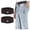 Coffee+Coffee, variant on WHIPPY No Buckle Elastic Belts for Men Women Black Invisible Stretch Belt for Jeans Pants