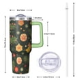 thumbnail image 2 of Festive 40oz Christmas Tumbler Stainless Steel Water Bottle with Straw and Lid Gifts for Holiday Travel or Home, 2 of 4