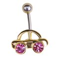 thumbnail image 2 of Coches de cristal austriaco, joyería de oro para el cuerpo, piercings para el ombligo, anillos para el ombligo, barra para el ombligo, lotes, accesorios sexuales, piercing, 2 of 4