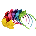 thumbnail image 3 of Girls Ribbon Bow Fashion Headband, Green, 3 of 4