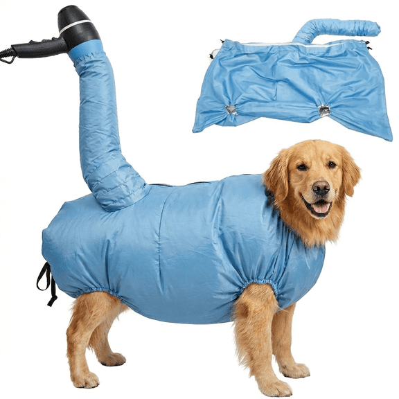 ROSEXIXI Dog Drying Bag, XL Pet Grooming Kit - Breathable Portable Quick-Dry Bag for Fast Drying After Bath, Home Care for Large Dogs (40-60 lbs)