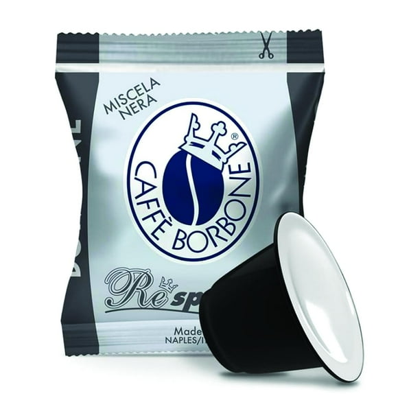 50-pack of Caffè Borbone capsules (compatible with Nespresso® machines) - Black (10/10)