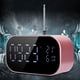 thumbnail image 4 of Altavoz Bluetooth para mesita de noche, S2, carcasa de metal, LCD, despertador, altavoz Bluetooth, altavoz Bluetooth, eficiencia óptima, 4 of 12