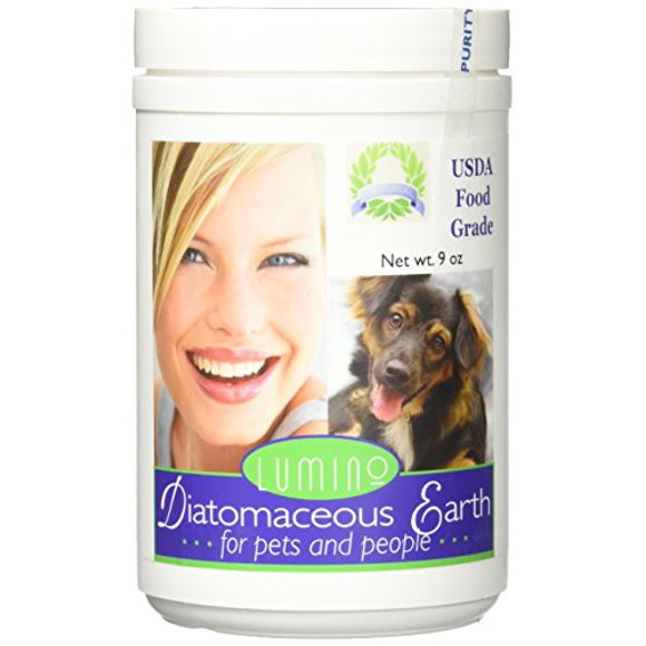 Lumino Wellness Food Grade Diatomaceous Earth for Pets & People 9 Oz