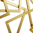 thumbnail image 5 of CosmoLiving by Cosmopolitan Gold Metal Overlapping Square Geometric Wall Decor, 5 of 13
