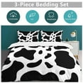 thumbnail image 2 of Cow Print Duvet Cover Set Themed Multicolor Polyester Bedding Set for Bedroom Decoration, 2 of 6