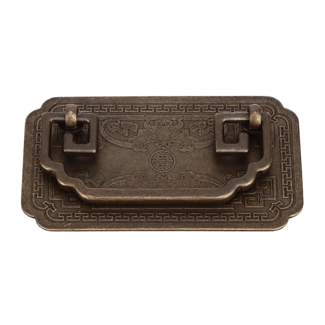 Tirador de Cajón de Latón Vintage Estilo Retro Chino Antiguo, Tirador Antiguo Con 2 Tornillos para puertas de Gabinete
