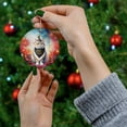 thumbnail image 4 of Hello 2025 Manx Celebrates Happy New Year Firework Balloon Ceramic Round Ornament Cat Lover Kitten Owner Gifts Home Tree Decor - 02024, 4 of 5