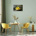 thumbnail image 5 of AEFER Lemon Canvas Wall Art Kitchen Picture Citrus Fruit Poster Yellow Lemons in Bowl Painting Vintage Still Life Prints Farmhouse Decor (Black) Unframe: 14x11in, 5 of 6
