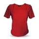 thumbnail image 2 of Blusa de licra fresca y elegante cuello cuadrado Rojo Chica, 2 of 2