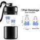 thumbnail image 2 of DLM Reure High Fidelity Concert Ear Plugs Noise Cancelling Silicone Ear Plugs 2 Pairs Great for Concerts Loud Music Musicians Motorcycles Airplanes, 2 of 2