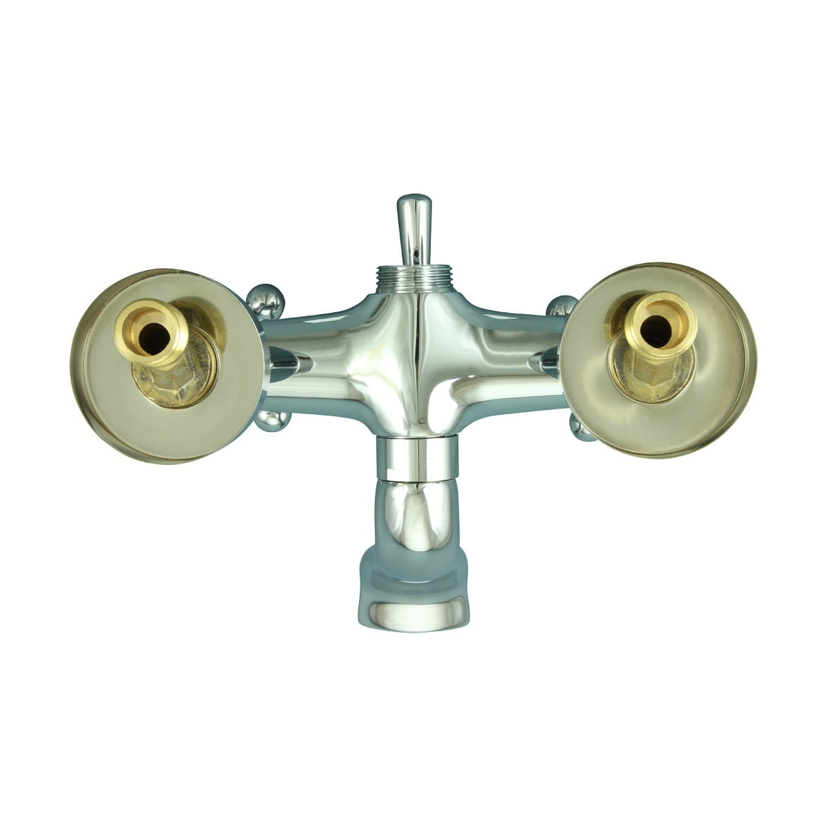 8" Three Lever Handle Tub Shower Faucet Bathroom Tap - Chrome bathtub Faucet| Renovators Supply