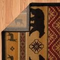 thumbnail image 4 of United Weavers Essence Mountain Bear Spice Multi Woven Polypropylene Runner Rug, 1'10" x 7'2", 4 of 4