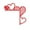 Light Pink, variant on Valentine's Day Door Corner Decorations Wooden Crafts with Heart Design for Door Top Corner Frame Decoration Durable and Elegant