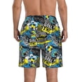 thumbnail image 3 of Naloa Goal Time Men's Beach Shorts, Surfing shorts, Swim trunks, Quick Dry Swim Trunks for Surfing Beach Fun - Small, 3 of 9