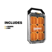 ToughBuilt StackTech Compact Low-Profile Organizer with Auto-Locking Interface and Bins