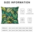 thumbnail image 5 of GOSMITH  Watercolor Palm Leaves Pillow Covers Summer Colorful Hawaiian Tropical Plants Palm Leaf Pillows Decorative Throw Pillows Farmhouse Decorations for Home Cushion Case, 5 of 5