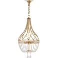 thumbnail image 2 of Antique Gold Leaf Ingenue Gold Chandelier, 2 of 3