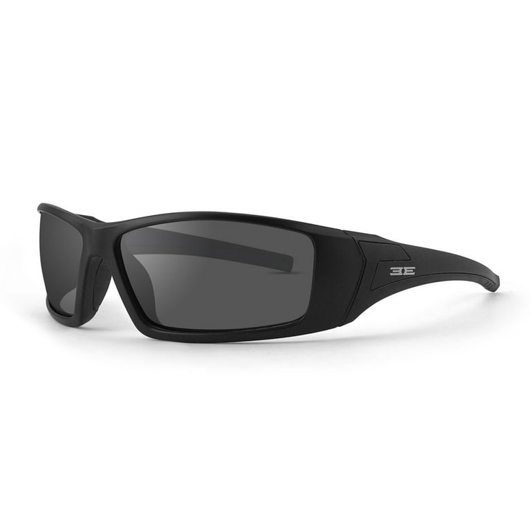 Epoch Eyewear Epoch 3 Photochromic Motorcycle Sunglasses Black Frames Clear to Smoke Lens