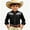 Black, variant on Toddler Kids Girls Boys Shirt Tops Long Sleeve Fashion Chest Print Casual Collar Shirt Casual Loose Tops 10-11 Years