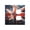 Duplex Blank, variant on Union Jack UK Flag Art Double Blank Wall Plate Decorative Electrical Outlet Light Switch Cover Switchplate