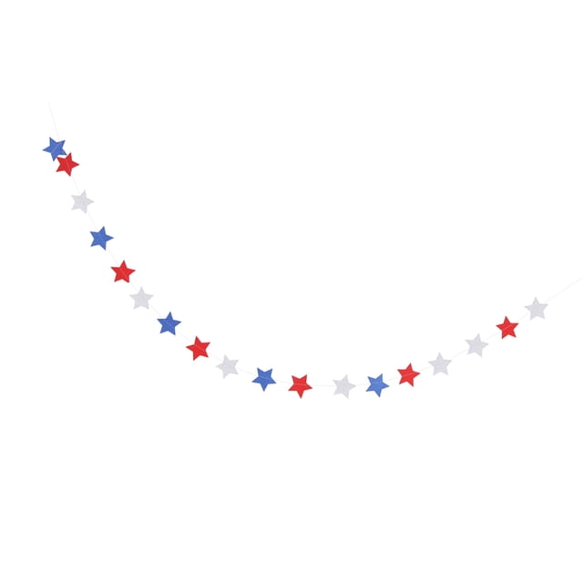 Guirnalda de Papel Espumoso Estrella Empavesado Pancartas Fiesta Casa Colgante Decoración Sunnimix estrella bandera guirnalda