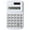 White, variant on Cute Calculator,Basic Four Function,Small Handheld Calculators with LCD Display, Sensitive Button,Basic Calculato for Home Office Supplies