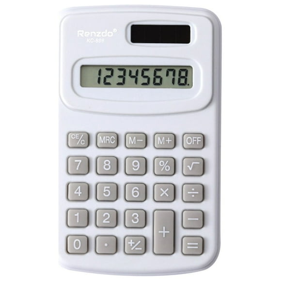 XYAIYT Mini Portable Scientific Calculator for Students with 8-Bit LCD Display Solar Power Lightweight Design for Home School Office Accounting Easy to Carry in Bag