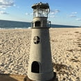 thumbnail image 6 of Rustic Americana Lighthouse Tea Light Candle Holders, Set of 2, 6 of 6
