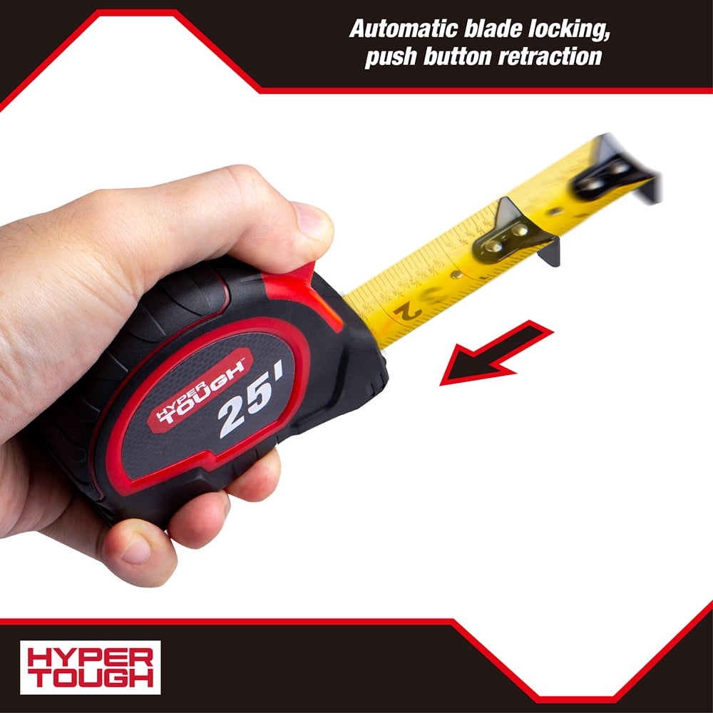 Hyper Tough 16ft. Self Lock Steel Tape Measure