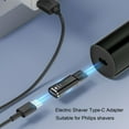 thumbnail image 3 of Adaptateur d'Alimentation pour Rasoir USB-C pour Philips 4,3 V/5 V/8 V/15 V, Connecteur Convertisseur de Charge en Alliage d'Aluminium pour Rasoir Électrique avec Indicateur DEL, 3 of 8