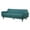 Teal, variant on Pemberly Row Contemporary Sofa with Tufted Back Cushions in Teal