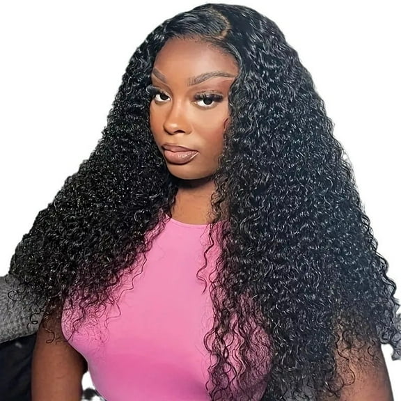 Front lace wig African small curly hair full head wig