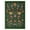 Green, variant on GlowSol Washable Rug 8'x10' Area Rugs for Living Room Bedroom Floral Print Rug Low Pile Non Slip Soft Foldable Rug, Black