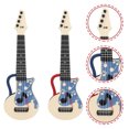 thumbnail image 3 of KAKOWELY 2 piezas de ukelele y guitarra para niños, juguete musical para niños pequeños, instrumento musical, juguete de iluminación., 3 of 4