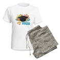 thumbnail image 5 of CafePress - 2025 Graduation Women's Light Pajamas - Women's Short Sleeve Print T-Shirt and Pants Light Cotton Pajama Set, 5 of 7
