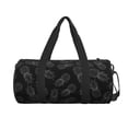 thumbnail image 2 of Bingfone White Pineapples Print Gym Duffle Backpack for Men Women,Travel Weekender Carry-On Bags with Detachable Back Pack Straps for Traveling Overnight Climb Sports, 2 of 8