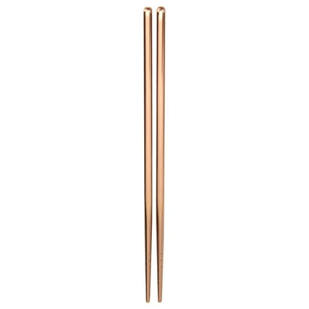 

Stainless Steel Chopsticks Tableware Antiskid Food Sticks (Rose Gold)