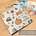 thumbnail image 4 of FORMRS 3 Ring Photo Album 4"x6" Self Adhesive Large Capacity PU Leather Cover, Beige Fall Leaves, 4 of 8