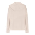 thumbnail image 5 of BADHUB Women Sun Protection Jacket Hoodie UPF 50+ Long Sleeve Zip Up Sun Shirt Clothing Lightweight Outdoor Athletic Jacket Beige XL, 5 of 7