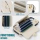 thumbnail image 5 of iPhone 11 RFID Para Que Bloquea la Funda Protectora para Billetera, Tapa Magnética con Ranuras para Múltiples Tarjetas, Bolsillo con Correa para el Hombro y Correa para la Muñeca Desmontable, Blanco, 5 of 7