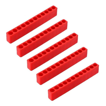 

Durable 12 Holes Hex Shank Screwdriver Bit Holder Plastic Drill Head Storage 5x
