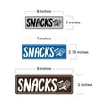 thumbnail image 5 of Signs ByLITA Standard Snacks Sign (Black) - Large, 5 of 6
