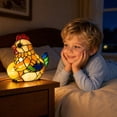 thumbnail image 3 of USB Powered Figurine Night Light, Mini Resin Animal Sculpture Decor for Bedroom Desk Table Accent Lamp, 3 of 4
