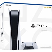 Sony Playstation 5 Disc Version with Ratchet & Clank: Rift Apart Bundle with Microfiber Cleaning Cloth